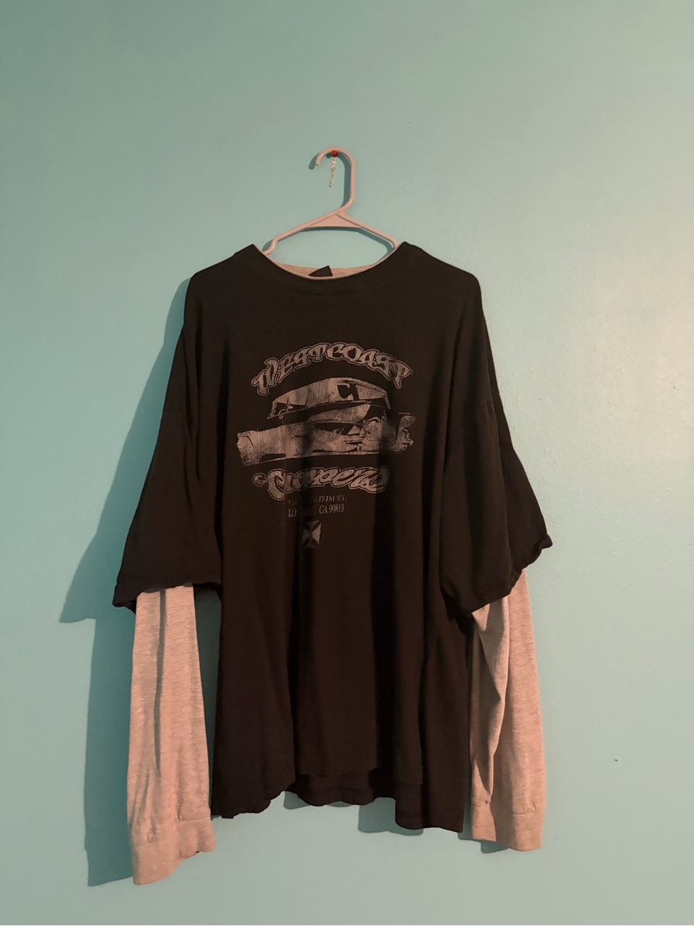 Y2K West Coast Choppers Jesse James Double Layer Longsleeve